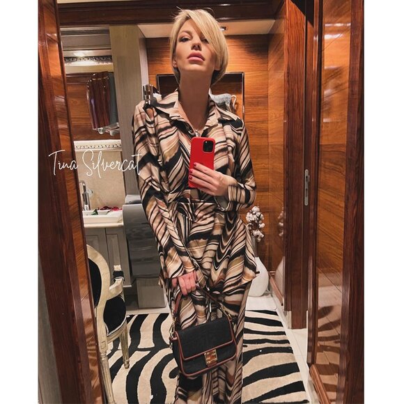 BOGGER'S FAVE! Zara 2 Piece Set Printed Pants and Matching Top Sz XS NWT - Picture 14 of 17